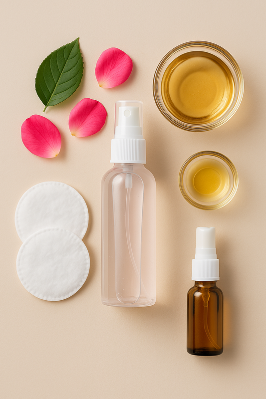 Tonique visage à l'hydrolat de rose et vinaigre de cidre