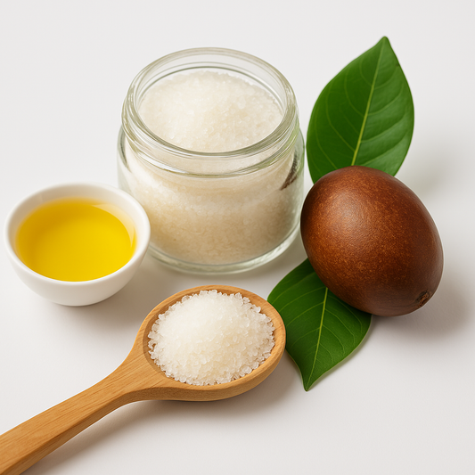 Gommage doux au sucre et huile de marula